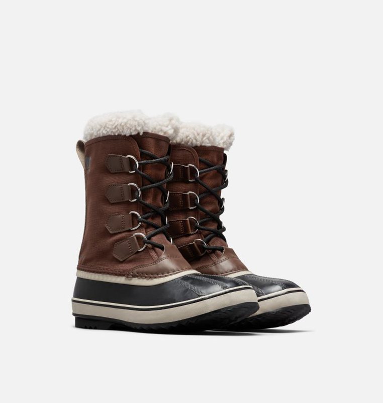 Sorel 1964 Pac™ Nylon - Mens Snow Boots Brown/Black - 017645IHF